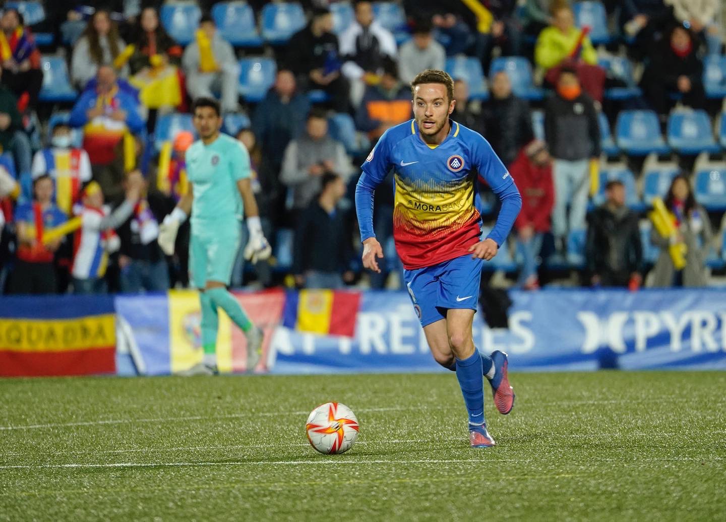 El club negocia con Marc Aguado una tercera cesión al Andorra y una renovación hasta el 2025